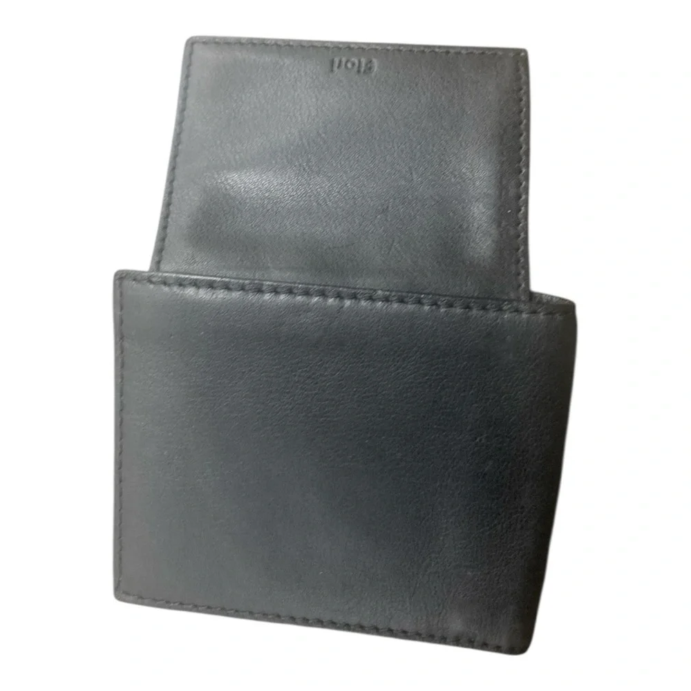Black Leather wallet Card Holder